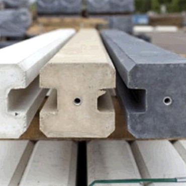 Betonpaal Antraciet | Gecoat | beton-beton syteem 