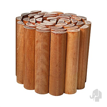 *Hardhout rolborder 20x180cm bangkirai