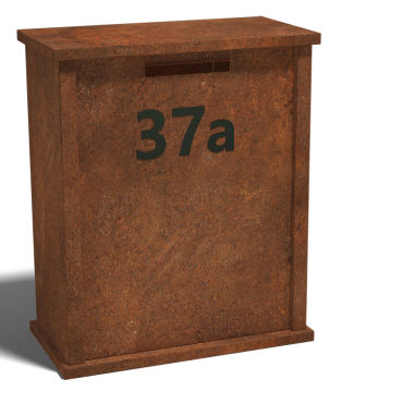 Cortenstaal brievenbus Type L