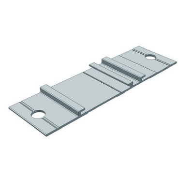 *Montageplaat vloer t.b.v. alu regel 25x35mm