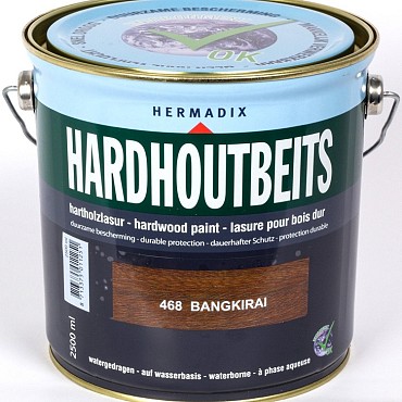 Hardhoutbeits 468 bangkirai 2500ml
