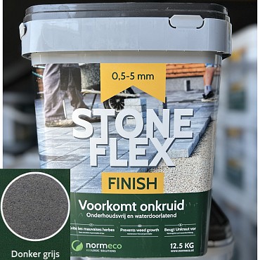 *StoneFlex Finish Donkergrijs - extra fijn - voegmortel