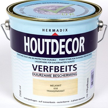Houtdecor 658 melkwit 2500ml