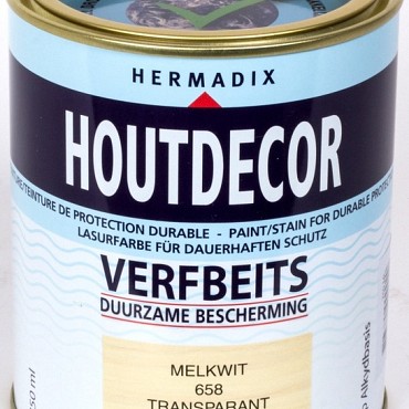 Houtdecor 658 melkwit 750ml