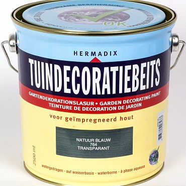 Tuindecoratiebeits 764 Natuur Blauw 750ml