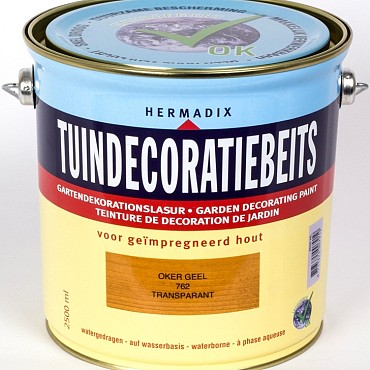 Tuindecoratiebeits 762 Oker Geel 750ml
