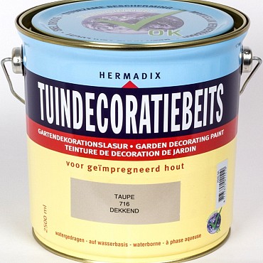 Tuindecoratiebeits 716 taupe 2500ml