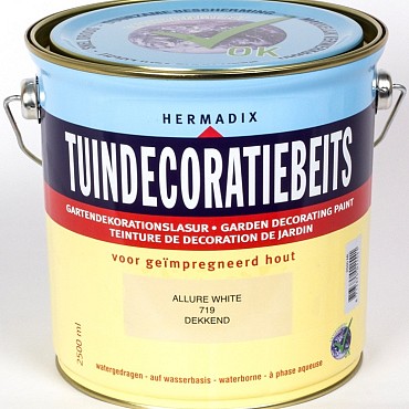 Tuindecoratiebeits 719 allure white 750ml