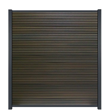 *Profi-fence Rhombus Scherm 175(b)x184(h)cm Walnut