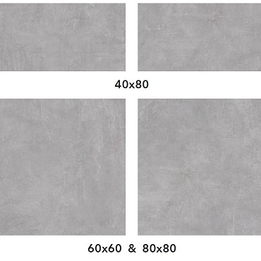 Keramische tegel XL Lucania Grigio 40x80x3cm