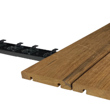 Thermo Fraké Xclip groef 20x140x1850mm Gevelbekleding