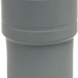 *PVC RWA verbindingstuk/mof 60mm grijs