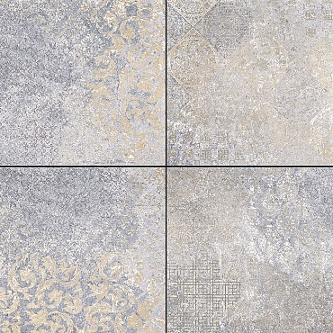 Kerabeton Sassari Deco Blu 60x60x4cm