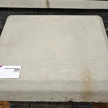 Afdekmuts plat Grijs 42x42cm