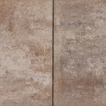 *Aanbieding Garden Stone Bruin gevlamd 60x60x4cm Op=op! (nog max 17m2)