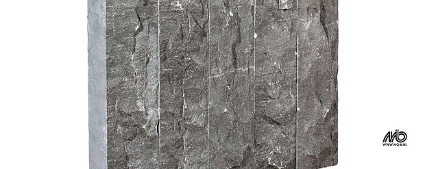 Slates Palissaden Hardsteen Spotted Blue horizontaal 50x12x12cm 2x ruw, 2x gesch.