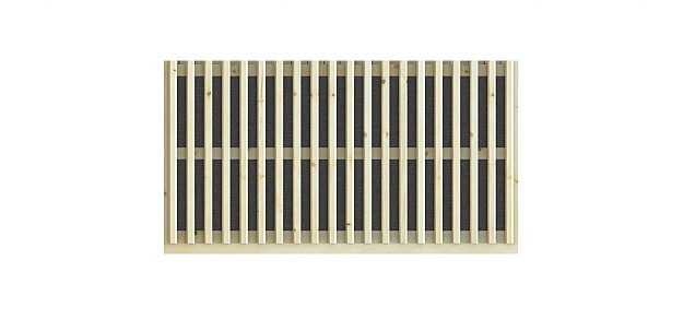 Sonowall Geluidswerende schutting - dubbelzijdig Absorberend - 183x100 cm