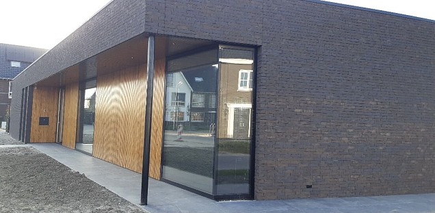 Gevelbekleding thermo Grenen 28x140x2400mm Double Rhombus
