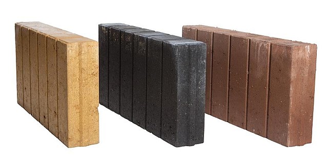 *Blokjesband Zwart 8x35x50cm