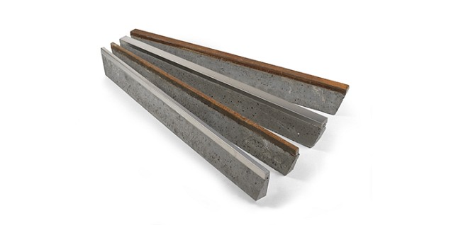 *Cortenstaal 5cm opsluitkap 5x6x200cm op=op