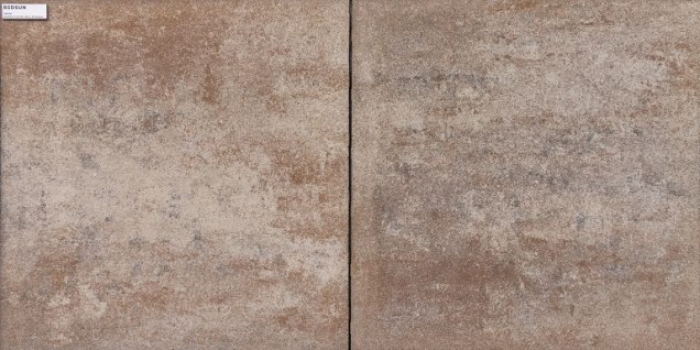 *Aanbieding Garden Stone Bruin gevlamd 60x60x4cm Op=op! (nog max 17m2)
