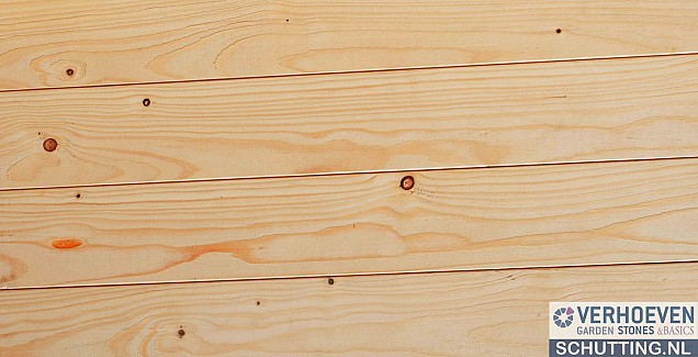 Scandinavisch vuren dakbeschot 16x100x3000mm groen geimpregneerd