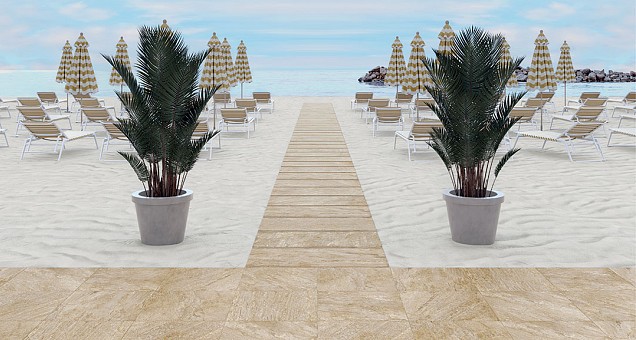 Restpartij 49 Keramische tegel Stones Quartz Gold 60x60x2cm