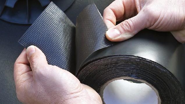 *Bitudeck afdekband 7,5cm x 10m1 ter bescherming van de houten balken