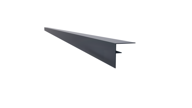 *Profi-Wall Aluminium F-profiel RAL7016 antraciet 70x78x4000mm(