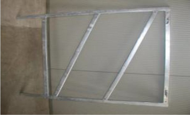 *Stalen poortframe | Verstelbaar | H x L = 80x100cm