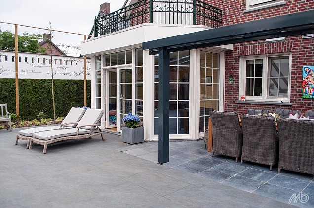 Keramische tegel XL Bradano Nero 60x60x3cm