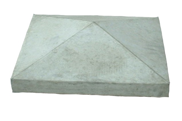 Afdekmuts 35x35cm glad grijs