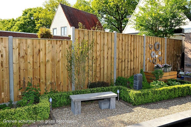 *Betonpaal Recht 110cm Toog 120cm U205 Grijs 10x10x207cm