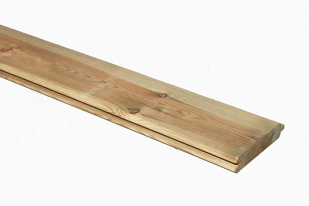 Vuren Blokhutprofiel plank