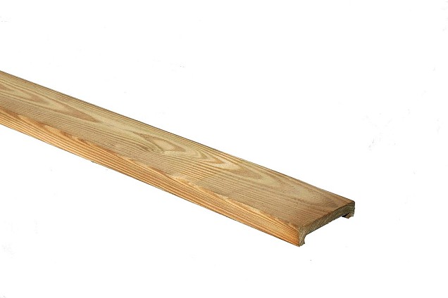 *Afdeklat Toog Grenen 20x80x2400mm