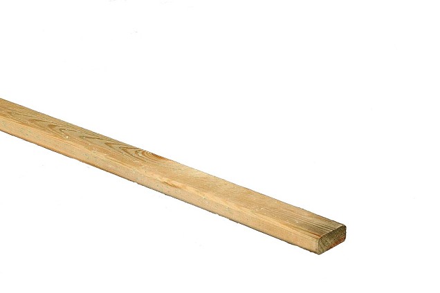 *Plank Vuren geschaafd geimpregneerd 18x45x4200mm