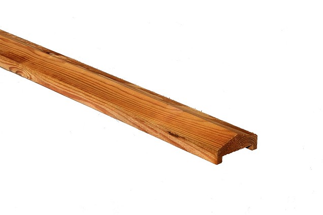 *Afdekkap Recht Grenen 35x85x2400mm