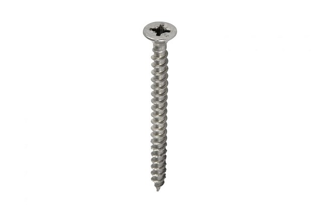 *Spaanplaatschroef rvs 4x40mm. verpakkingsafname