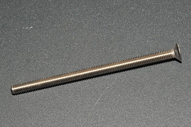 *patentbout rvs 6x100mm