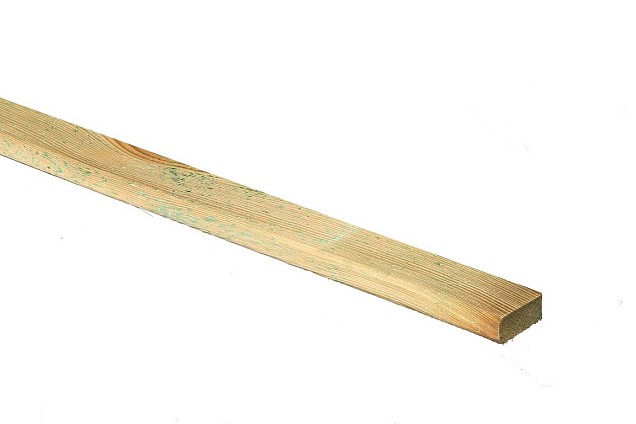 Afwerklat t.b.v. beugels Douglas 180 cm