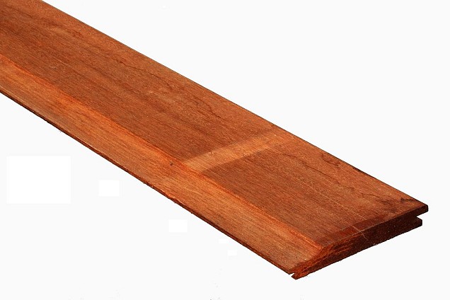 *Bangkirai Enkelvoudig rabat 19x145x4000mm op=op