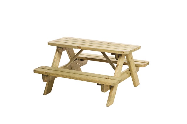 Junior picknicktafel Bj”rn, bladmaat 90 x 38,5 cm, groen ge‹mpregneerd.