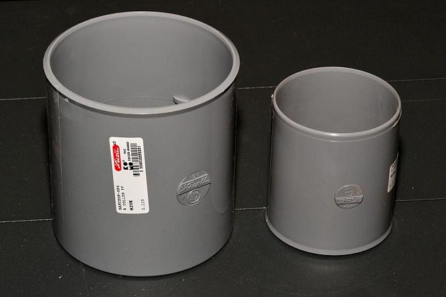 *PVC sok dubbele mof 75mm