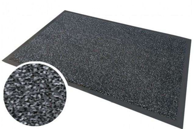 Drooglopermat Antraciet Innova 90x60cm