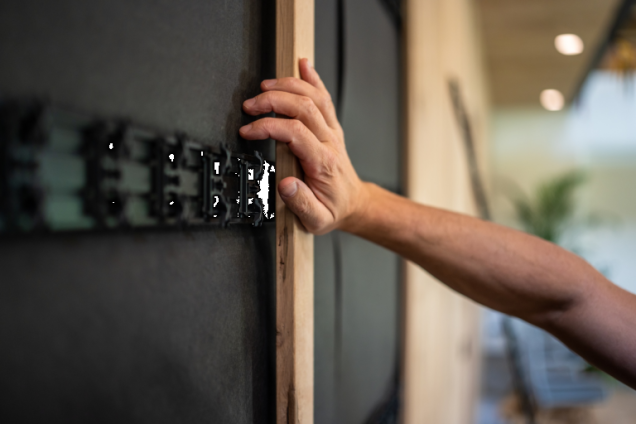 Aluprofiel Zwart t.b.v. Xclip 140mm (60x14x2300mm)