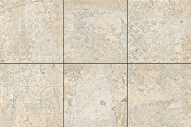 Kerabeton Sassari Deco Sand 60x60x4cm