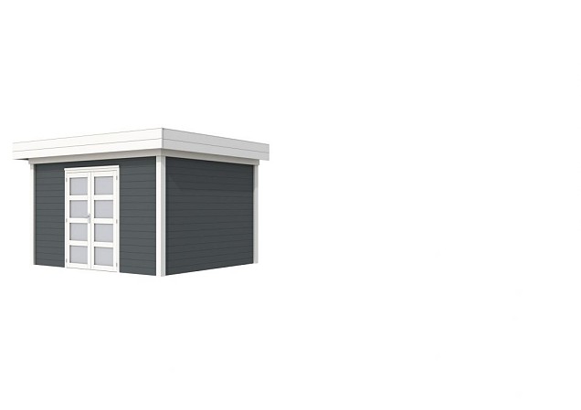 Tuinhuis Parelhoen 400x300cm, Blank.