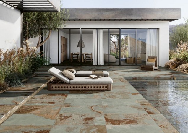 Keramische tegel Bali Light Green Rectified 90x60x2cm