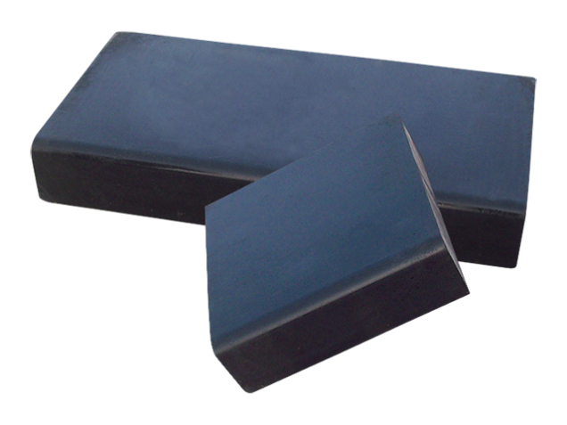 Holblok-traptreden zwart 50x50x15cm