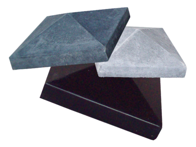 Afdekmuts 24x24cm Zwart gecoat